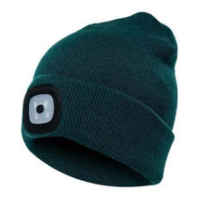 Load image into Gallery viewer, Unisex Fashion LED Light Knitted Hat For Men Women Trendy Elastic Beanie Cap Headlamp Winter Knit Lighted Headlight Headlamp Cap