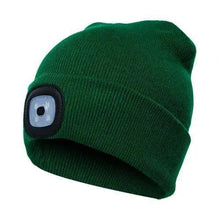 Load image into Gallery viewer, Unisex Fashion LED Light Knitted Hat For Men Women Trendy Elastic Beanie Cap Headlamp Winter Knit Lighted Headlight Headlamp Cap