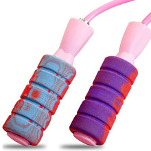 Load image into Gallery viewer, Unisex Fitness Jump Ropes With Counter Sports Fitness Adjustable Fast Speed Counting Jump Skip Rope Wire Calories Counting Cordless Rope Skipping For Adult Boys Girls