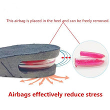Load image into Gallery viewer, Unisex Height Increase Air Cushion 3-9cm Height Adjustable Cut Shoe Heel Insert Makes You Taller Foot Shoes Support
