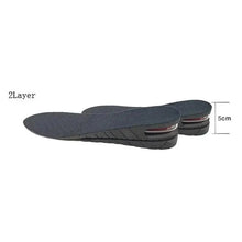 Load image into Gallery viewer, Unisex Height Increase Air Cushion 3-9cm Height Adjustable Cut Shoe Heel Insert Makes You Taller Foot Shoes Support