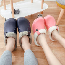 Load image into Gallery viewer, Unisex Home Winter Clogs Indoor Fur Warm Slippers For Women New Fashion Footwear Winter Slippers Home House Shoes Warm Plush Fleece Lining Garden Clogs Outdoor Indoor Clogs