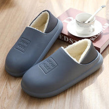 Load image into Gallery viewer, Unisex Home Winter Clogs Indoor Fur Warm Slippers For Women New Fashion Footwear Winter Slippers Home House Shoes Warm Plush Fleece Lining Garden Clogs Outdoor Indoor Clogs