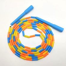 Load image into Gallery viewer, Unisex Jump Rope Stripe Ropes With Plastic Handles For Any Skill Level Sports Segmented Jump Rope For Outdoor Fitness Gym Men Women Kids Best For Sports Outdoors Jumping Rope 2.9m