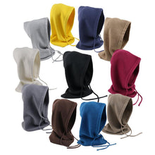 Load image into Gallery viewer, Unisex Knit Scarf Hood Hat Winter Women Cashmere Beanie Bonnet Lady Wool Neck Protect Balaclava Skellies Men Hooded Fashion Balaclava Shawl Women Winter Hat Soft Knitted Hooded Neck Collar Cap Beanie Hat Warm Scarf Unisex Bonnet Hooded Sc