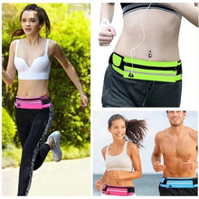 Load image into Gallery viewer, Unisex Lightweight Sport Pouch Classic Ultra-Thin Waterproof Mini Fanny Pack Unique Design Runners Jogging Pocket Belt