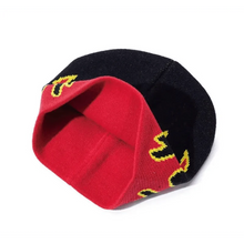 Load image into Gallery viewer, Unisex Modern Fire Design Soft Warm Beanies Comfortable Winter One Size Caps For Men And Women