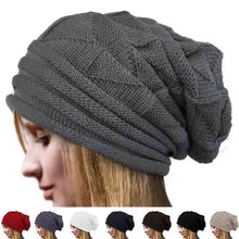 Load image into Gallery viewer, Unisex Oversized Knitted Baggy Beanie