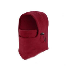 Load image into Gallery viewer, Unisex Polar Fleece Hood Hat Casual Beanie Ski Snow Cap Snood Scarf Warmer Thermal Neckerchief Drawstring Soft Balaclava Pullover Knitted Beanie for Adults Men Women Ski Caps New Balaclava Party Mask Hat Caps For Skiing Bicycle Cycling Outdoor Headwarmer