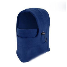 Load image into Gallery viewer, Unisex Polar Fleece Hood Hat Casual Beanie Ski Snow Cap Snood Scarf Warmer Thermal Neckerchief Drawstring Soft Balaclava Pullover Knitted Beanie for Adults Men Women Ski Caps New Balaclava Party Mask Hat Caps For Skiing Bicycle Cycling Outdoor Headwarmer