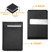 Load image into Gallery viewer, Unisex PU Leather Wallet RFID Blocking