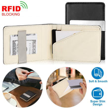 Load image into Gallery viewer, Unisex PU Leather Wallet RFID Blocking