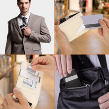 Load image into Gallery viewer, Unisex PU Leather Wallet RFID Blocking