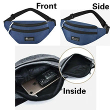 Load image into Gallery viewer, Unisex Retro Fanny Pack Unique Design Waist Bag Adjustable Belt Waterproof Travel Bag Sports Chest Bag