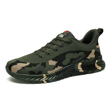 Load image into Gallery viewer, Unisex Running Sport Outdoor Sneakers Breathable Women Camouflage Green Walking Jogging Sneakers Fashion Lightweight Running Casual Sneakers For Workout