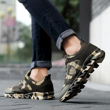 Load image into Gallery viewer, Unisex Running Sport Outdoor Sneakers Breathable Women Camouflage Green Walking Jogging Sneakers Fashion Lightweight Running Casual Sneakers For Workout