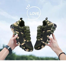 Load image into Gallery viewer, Unisex Running Sport Outdoor Sneakers Breathable Women Camouflage Green Walking Jogging Sneakers Fashion Lightweight Running Casual Sneakers For Workout
