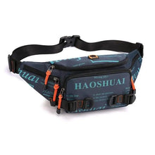Load image into Gallery viewer, Unisex Stylish Multiple Pockets Fanny Pack Men Waist Packs Travel Adjustable Waist Band Outdoor Portable Modern Fanny Bag