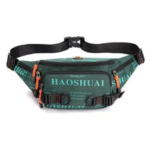 Load image into Gallery viewer, Unisex Stylish Multiple Pockets Fanny Pack Men Waist Packs Travel Adjustable Waist Band Outdoor Portable Modern Fanny Bag