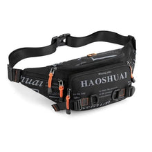 Load image into Gallery viewer, Unisex Stylish Multiple Pockets Fanny Pack Men Waist Packs Travel Adjustable Waist Band Outdoor Portable Modern Fanny Bag