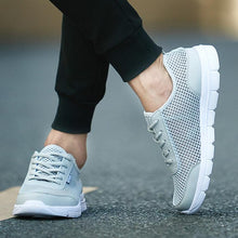 Load image into Gallery viewer, Unisex Summer Sneakers Breathable Casual Shoes Couple Fashion Lace Up Mens Mesh Flats Comfortable Walking Footwear Fashion New Lightweight Casual Sneakers