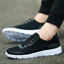 Load image into Gallery viewer, Unisex Summer Sneakers Breathable Casual Shoes Couple Fashion Lace Up Mens Mesh Flats Comfortable Walking Footwear Fashion New Lightweight Casual Sneakers