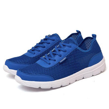 Load image into Gallery viewer, Unisex Summer Sneakers Breathable Casual Shoes Couple Fashion Lace Up Mens Mesh Flats Comfortable Walking Footwear Fashion New Lightweight Casual Sneakers