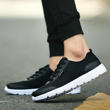 Load image into Gallery viewer, Unisex Summer Sneakers Breathable Casual Shoes Couple Fashion Lace Up Mens Mesh Flats Comfortable Walking Footwear Fashion New Lightweight Casual Sneakers