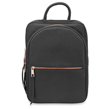 Load image into Gallery viewer, Unisex Super Soft Premium Vegan Leather Travel Backpack with 6 Compartment