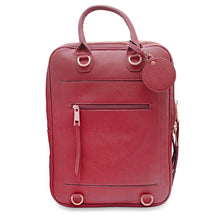 Load image into Gallery viewer, Unisex Super Soft Premium Vegan Leather Travel Backpack with 6 Compartment