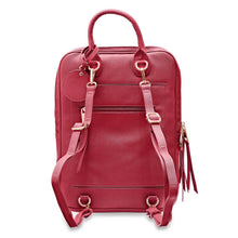 Load image into Gallery viewer, Unisex Super Soft Premium Vegan Leather Travel Backpack with 6 Compartment