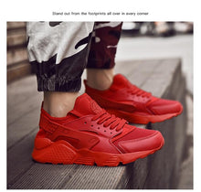 Load image into Gallery viewer, Unisex White Sneakers Mesh Sports Trainers Running Summer Mens Flat Casual Sport Shoes Casual Sports Tennis Road Sneakers Comfortable Modern Design