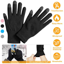 Load image into Gallery viewer, Unisex Winter Knit Gloves Touchscreen