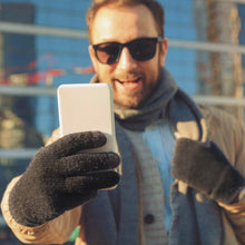 Load image into Gallery viewer, Unisex Winter Knit Gloves Touchscreen