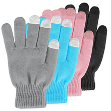 Load image into Gallery viewer, Unisex Winter Knit Gloves Touchscreen