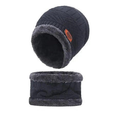 Load image into Gallery viewer, Unisex Winter Scarf Warm Beanies Breathable Hats One Size For Boys Modern Design Cap And Scarf Sets