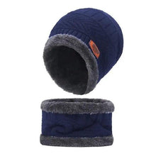 Load image into Gallery viewer, Unisex Winter Scarf Warm Beanies Breathable Hats One Size For Boys Modern Design Cap And Scarf Sets