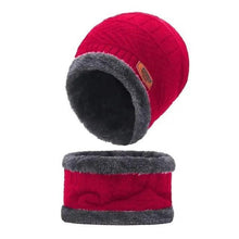 Load image into Gallery viewer, Unisex Winter Scarf Warm Beanies Breathable Hats One Size For Boys Modern Design Cap And Scarf Sets