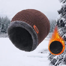 Load image into Gallery viewer, Unisex Winter Scarf Warm Beanies Breathable Hats One Size For Boys Modern Design Cap And Scarf Sets