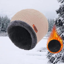Load image into Gallery viewer, Unisex Winter Scarf Warm Beanies Breathable Hats One Size For Boys Modern Design Cap And Scarf Sets