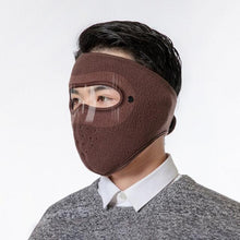 Load image into Gallery viewer, Unisex Winter Warm Mask Face Shield Cycling Caps for Outdoor Fishing Breathable Mask with HD Anti-fog Goggles Fleece Warm Scarf Sport Bandana Scarf Fishing Cycling Hiking Face Cover Neck Balaclava Neck Gaiter Warmer Face Mask