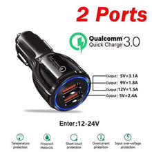 Load image into Gallery viewer, Universal 4 Ports USB Car Charger