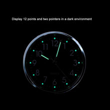 Load image into Gallery viewer, Universal 7/8" Waterproof Chrome Motorcycle Bike Handlebar Mount Quartz Clock Motorcycle Handlebar Clock, Motorcycle Modification Handlebar Mount Waterproof Quartz Clock Watch Accessories Watch Aluminum Luminous Clock Moto Black