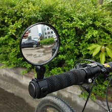Load image into Gallery viewer, Universal Bike Mirror Rotate Wide Angle Bicycle Rearview Mirror Handlebar Back Sight Reflector Road Bike Safe Rearview Mirror Bicycle Wide Angle Rear View Safe Mirrors Adjustable Rotatable Design