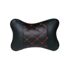 Load image into Gallery viewer, Universal Car Neck Pillows PVC Leather Breathable Mesh Auto Car Neck Rest Headrest Cushion Headrest Pillow Pillow Neck Pillows PU & Cloth Excellent Durability Auto Safety Car Headrest Breathe Seat Head Neck Rest Pillow Universal Fit For All Vehicles