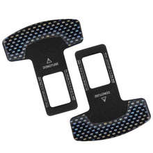 Load image into Gallery viewer, Universal Car Safety Belt Clip Car Seat Belt Buckle Carbon Fiber Car Safety Seat Belt Buckle Alarm Stopper Clip Clamp Extender Car Seat Tool Auto Interior Accessories Vehicle-mounted Bottle Openers Car Accessories
