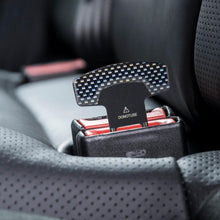 Load image into Gallery viewer, Universal Car Safety Belt Clip Car Seat Belt Buckle Carbon Fiber Car Safety Seat Belt Buckle Alarm Stopper Clip Clamp Extender Car Seat Tool Auto Interior Accessories Vehicle-mounted Bottle Openers Car Accessories