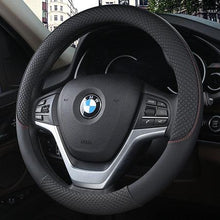 Load image into Gallery viewer, Universal Car Steering Wheel Cover Leather Car steering sleeve Car Accessories Auto Steering-Wheel covers Auto Upholstery Steering Wheel Cover Non-Slip Car Wheel Cover Protector Breathable Microfiber Universal Wheel Cover Wear-resistant Anti-slip Cover