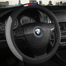 Load image into Gallery viewer, Universal Car Steering Wheel Cover Leather Car steering sleeve Car Accessories Auto Steering-Wheel covers Auto Upholstery Steering Wheel Cover Non-Slip Car Wheel Cover Protector Breathable Microfiber Universal Wheel Cover Wear-resistant Anti-slip Cover
