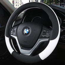 Load image into Gallery viewer, Universal Car Steering Wheel Cover Leather Car steering sleeve Car Accessories Auto Steering-Wheel covers Auto Upholstery Steering Wheel Cover Non-Slip Car Wheel Cover Protector Breathable Microfiber Universal Wheel Cover Wear-resistant Anti-slip Cover